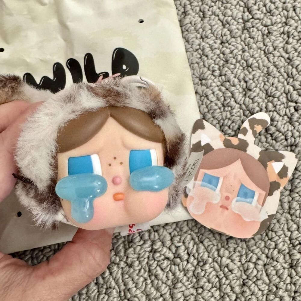 New Authentic POP MART Crybaby Wild But Cutie Cat - White Vanila Cutie